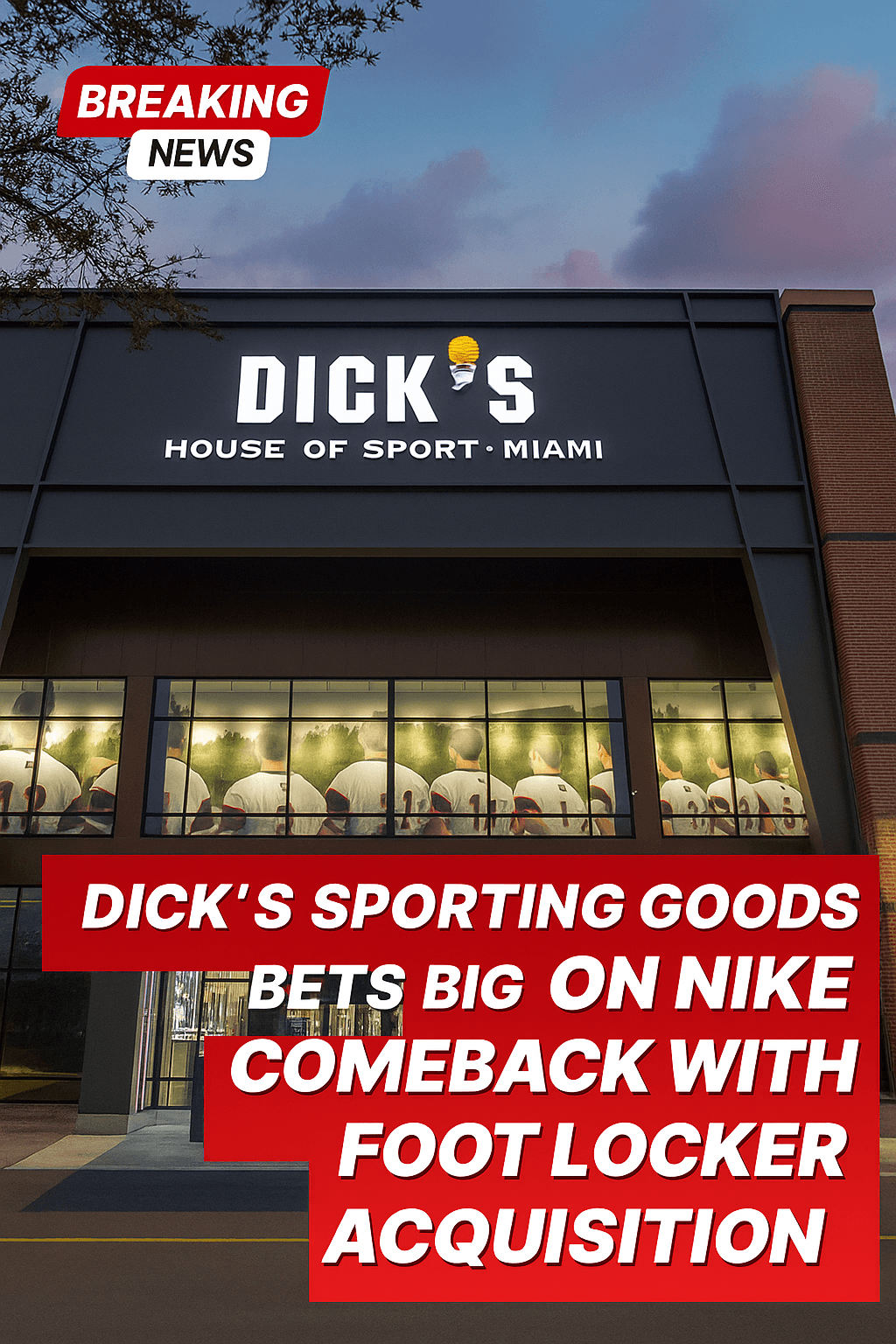 Dick’s Sporting Goods Bets Big on Nike Comeback with Foot Locker Acquisition