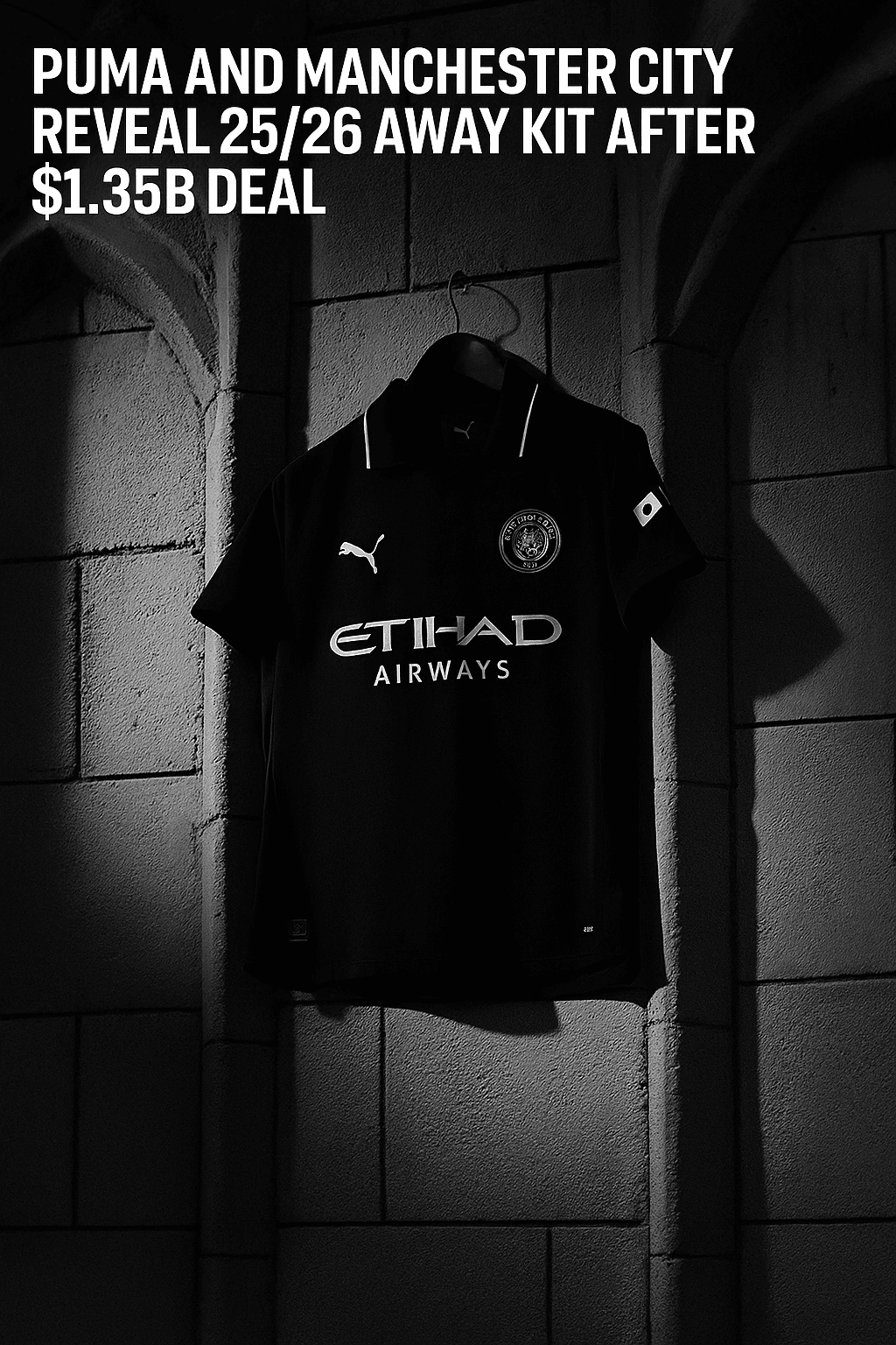 Puma and Manchester City Reveal 25/26 Away Kit After $1.35B Deal